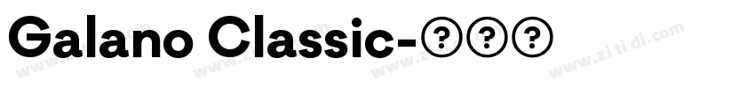 Galano Classic字体转换